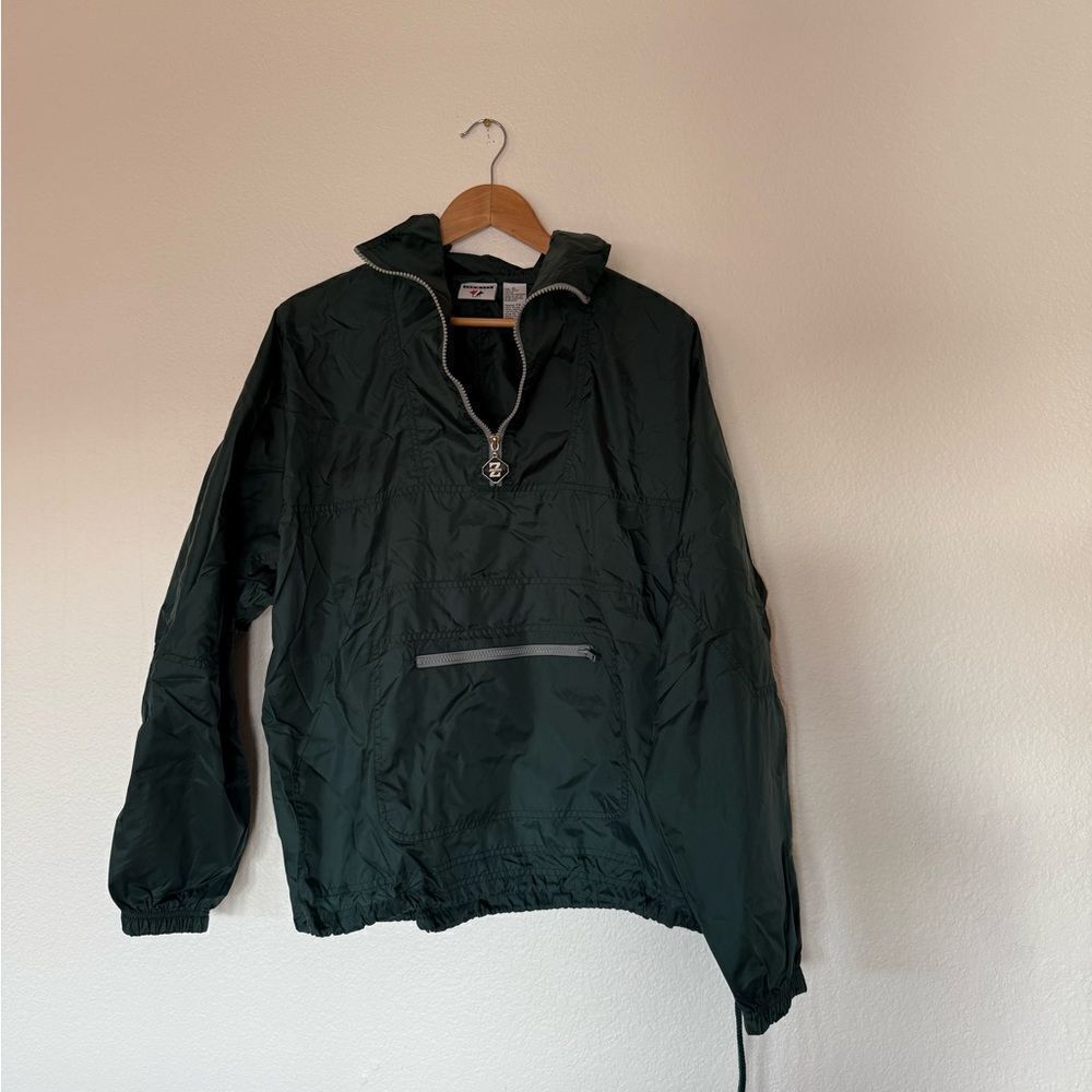Men’s green windbreaker